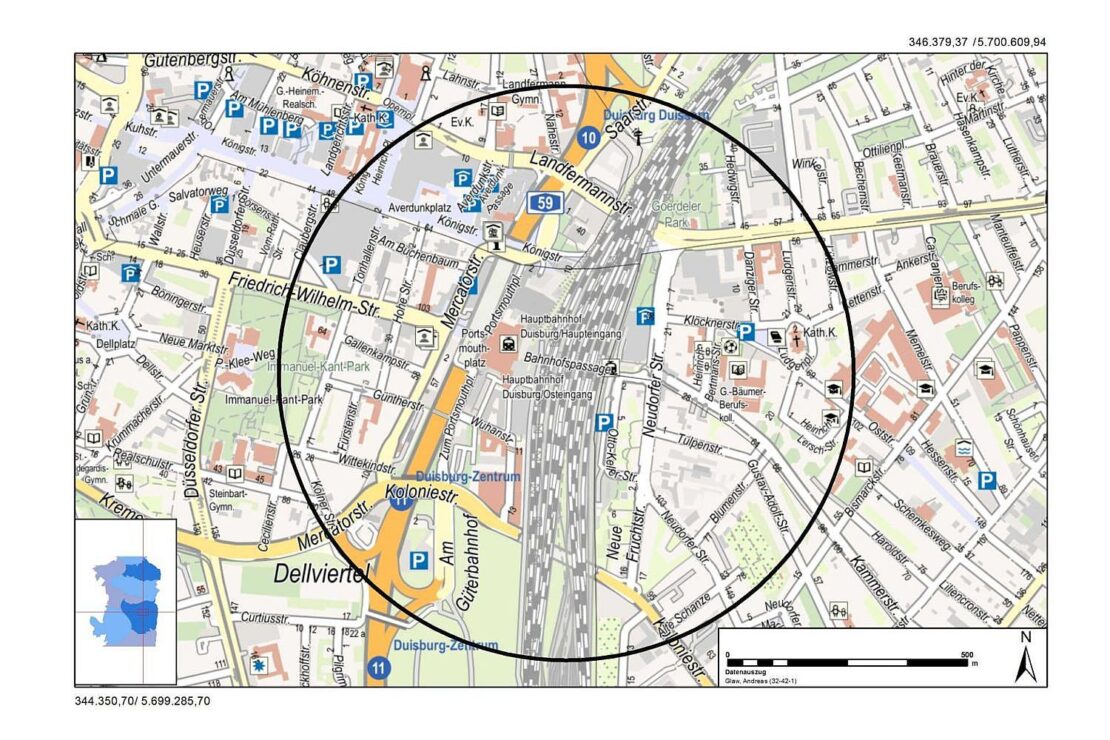 Erneut Blindgänger am Duisburger Hauptbahnhof entdeckt