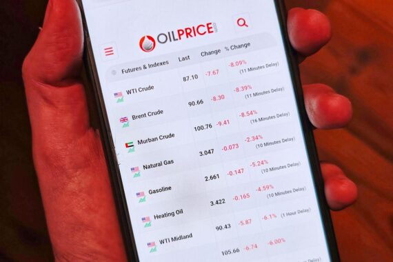 Ölpreise auf Smartphone, Notreserven freigegeben, internationale Energiesicherheit, IEA-Mitglieder reagieren global.