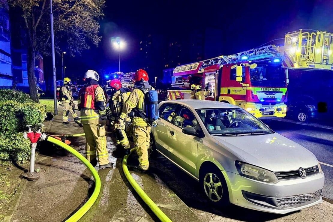 Küchenbrand in Ratingen