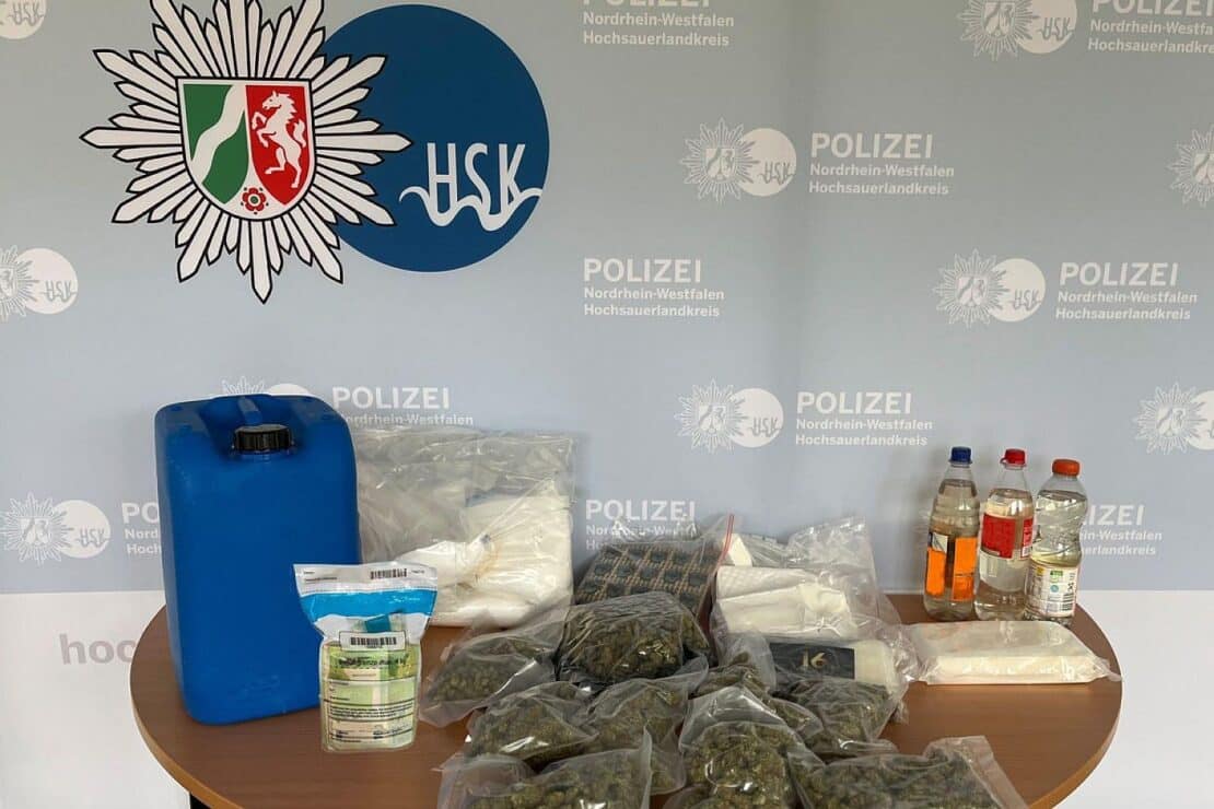 Polizei zerschlägt Drogenring im Sauerland und Wuppertal