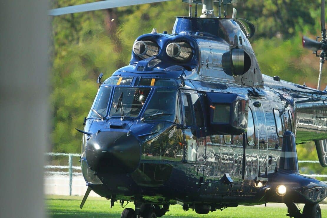 Polizeihubschrauber in Sachsen-Anhalt 2025 fast 700 Mal im Einsatz