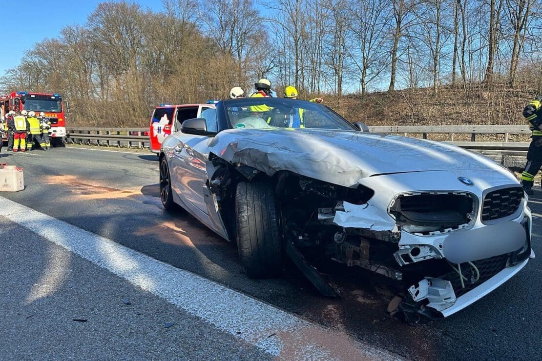 Schwerer Verkehrsunfall auf der BAB 43 bei Sprockhövel