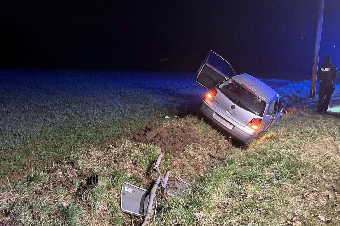 Unfall nach Drogenfahrt in Bielefeld-Dornberg