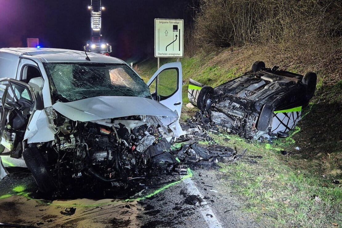Zwei Tote bei schwerem Verkehrsunfall nahe Westerburg