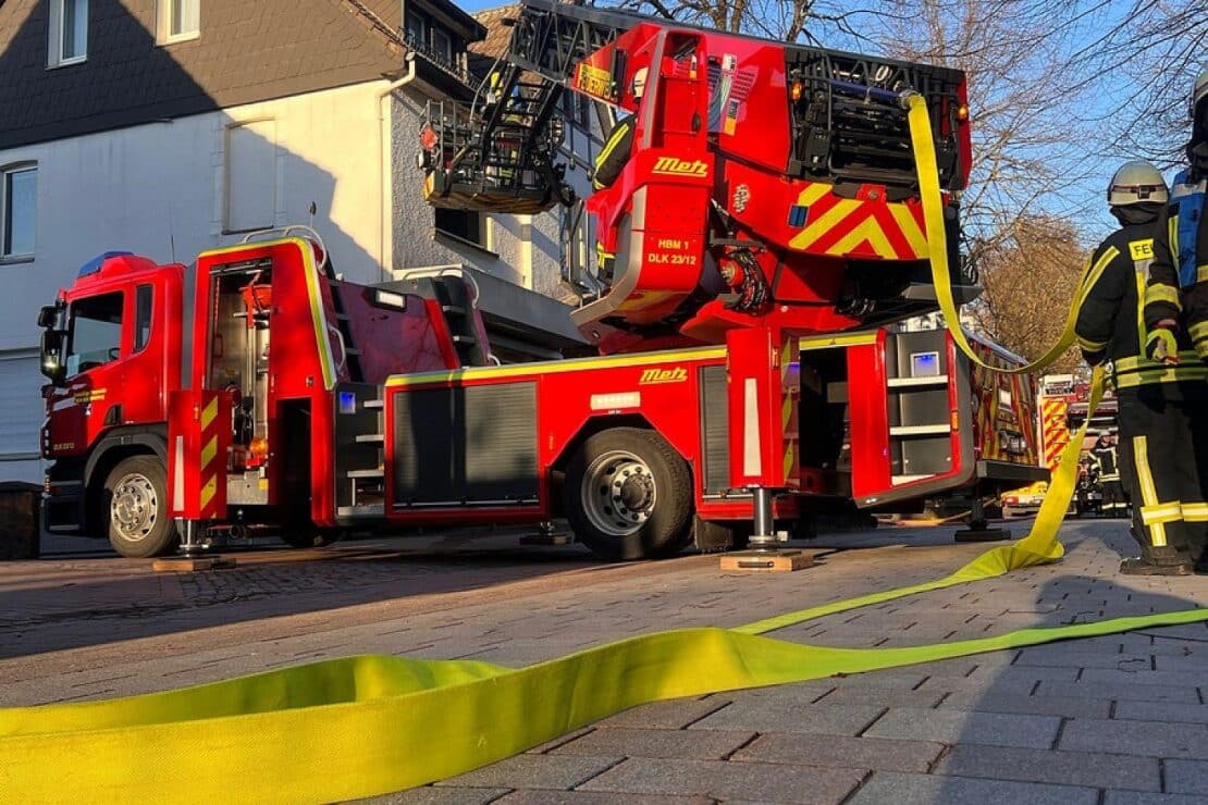 Zwei Verletzte bei Wohnungsbrand in Horn-Bad Meinberg