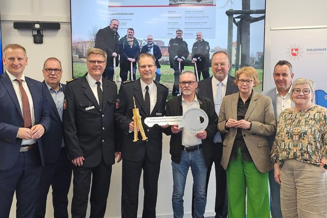 Erweiterungsbau der Polizeiinspektion Cuxhaven offiziell eröffnet