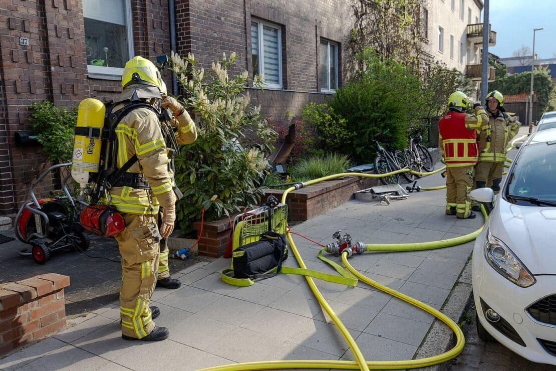 Kellerbrand in Hannover-Ricklingen verletzt zwei Personen