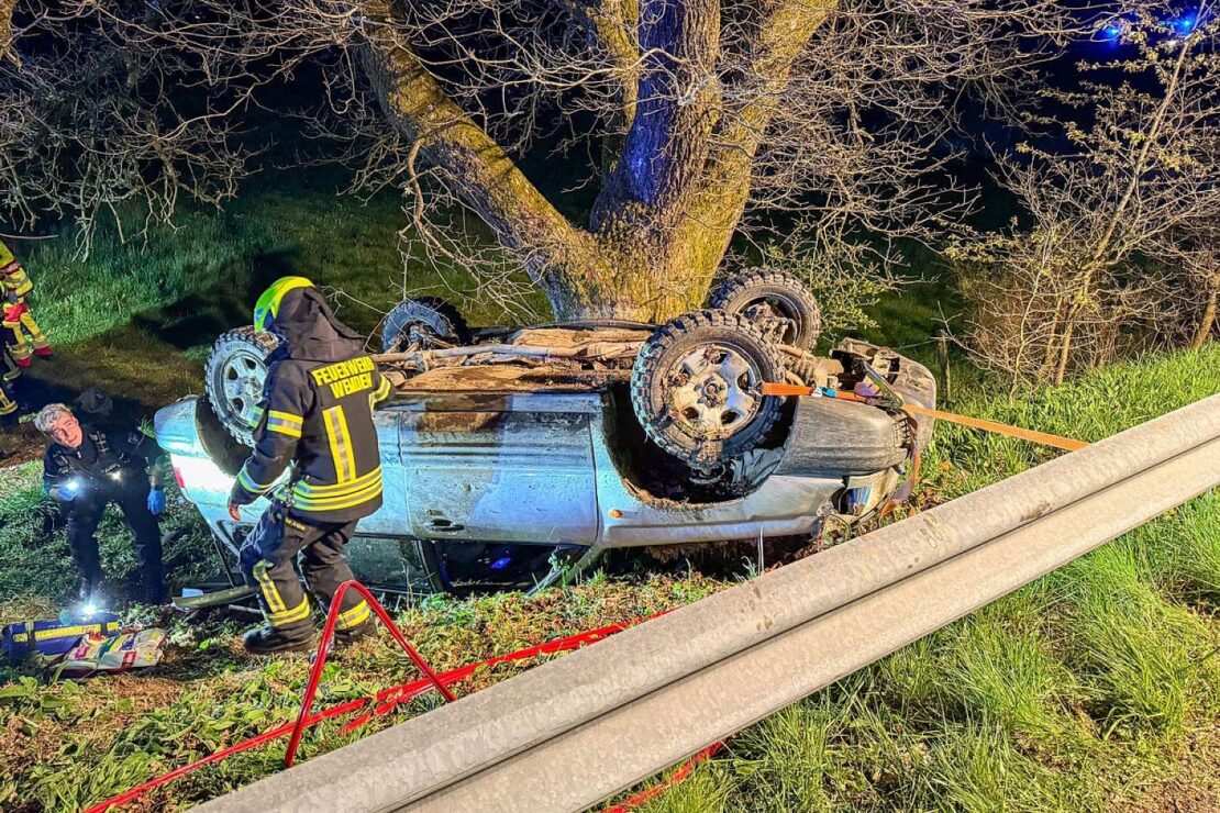 Schwerer Unfall bei Wenden: Drohneneinheit sucht nach Verletzten