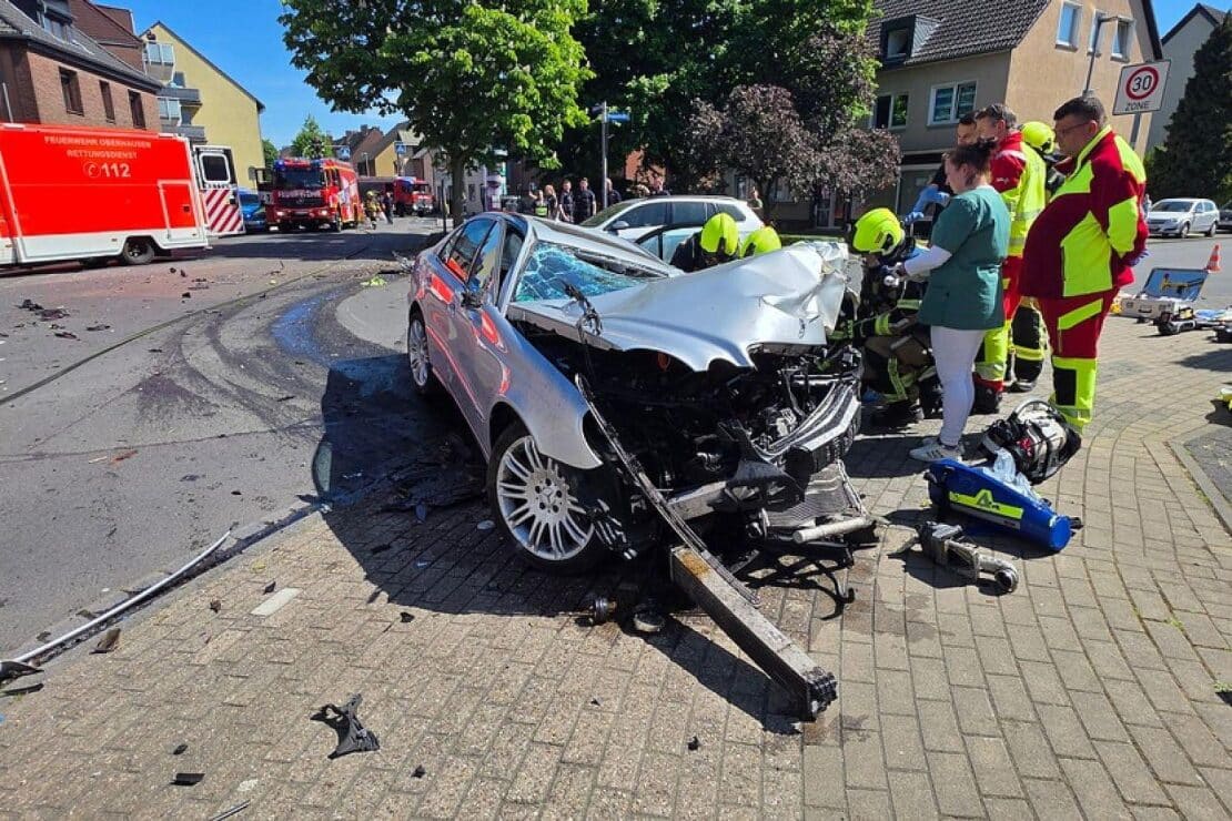 Tödlicher Unfall auf der Alstadener Straße in Oberhausen