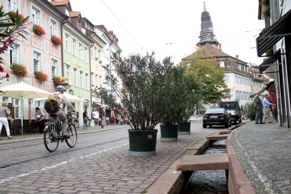 Wahlhelfer im Wahllokal, Bürger bei Stimmabgabe, demokratische Beteiligung, Wahlurne sichtbar.