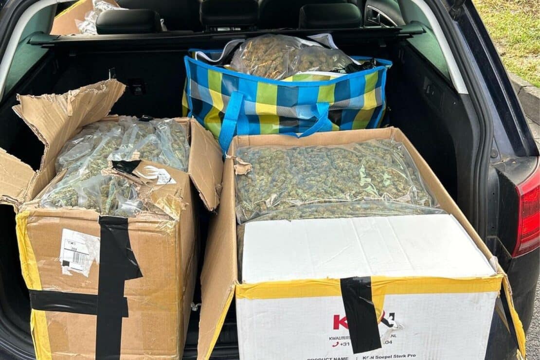 Zoll stellt auf A2 bei Hamm Marihuana im Wert von 300.000 Euro sicher