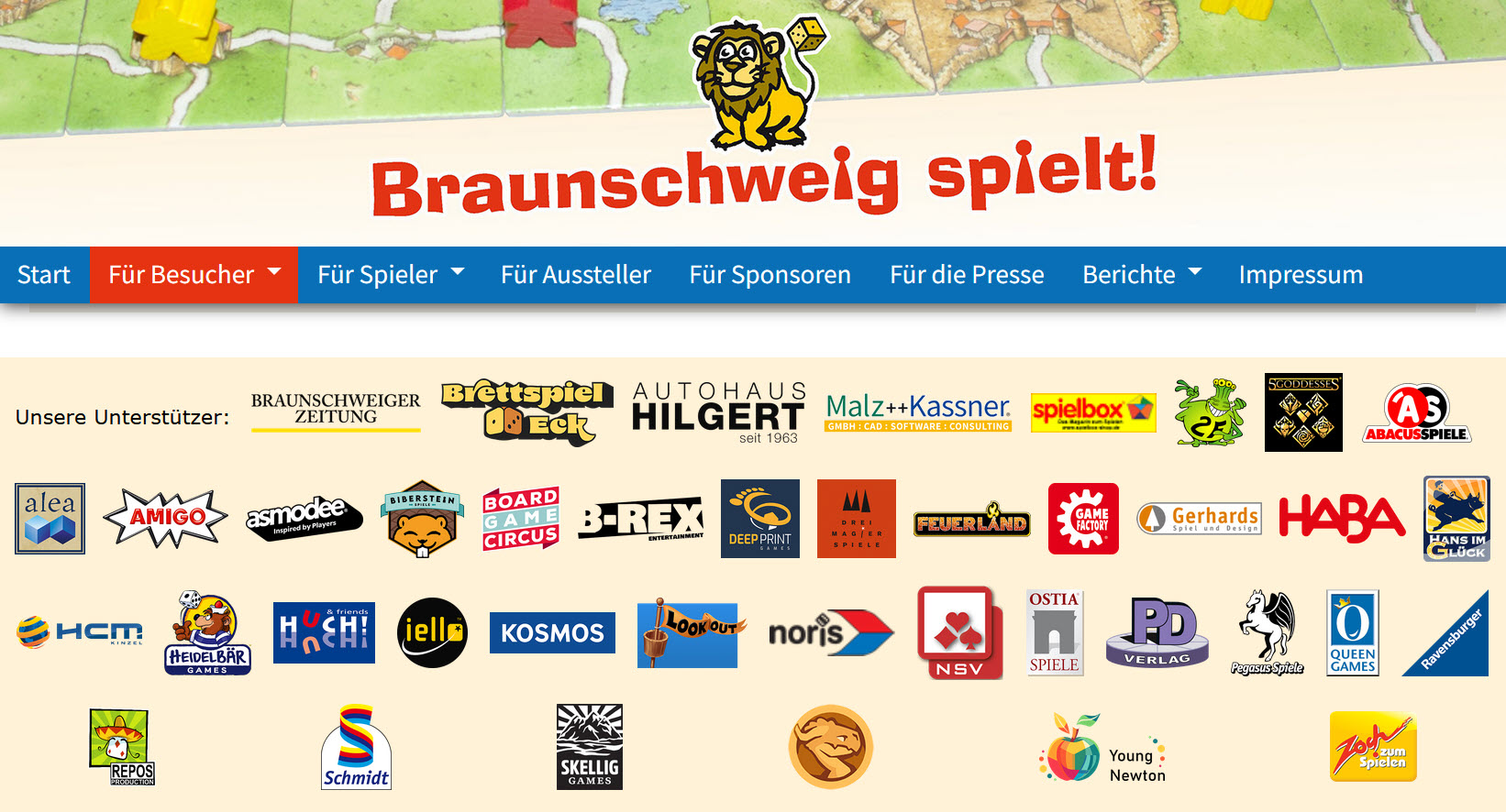 Unterstützer von der Veranstaltung "Braunschweig spielt"