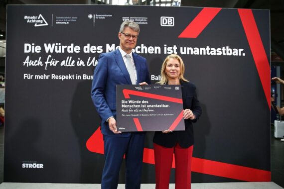 Kampagne der Deutschen Bahn: Respekt für Mitarbeiter durch Bodycams und Audioaufzeichnungen.