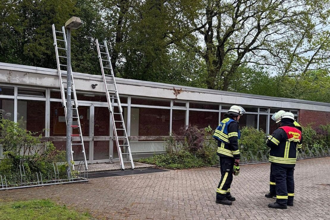 Defekte Heizung löst Rauchentwicklung in Sandhorster Turnhalle aus