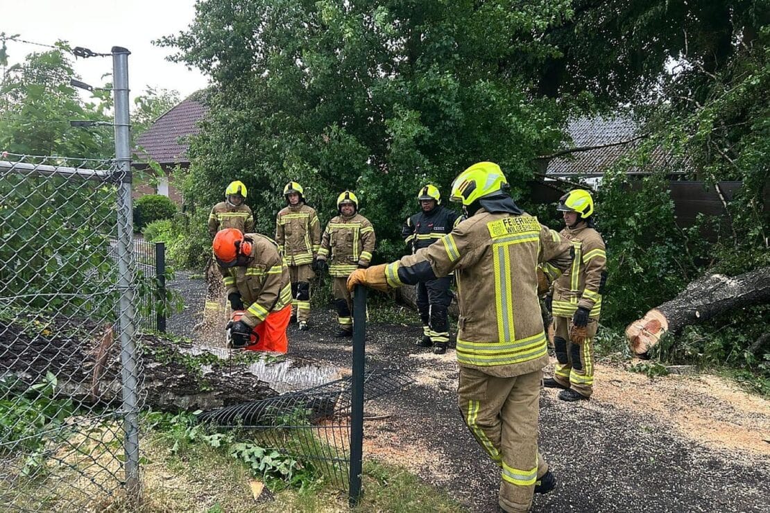 Rund 70 Feuerwehreinsätze nach Gewitterfront im Landkreis Oldenburg