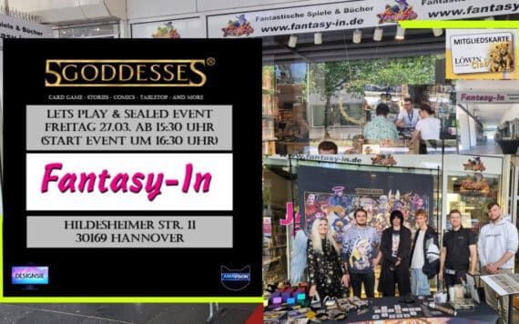 TCG 5GODDESSES Sealed-Event in Fantasy-In Hannover am 27.03.2026