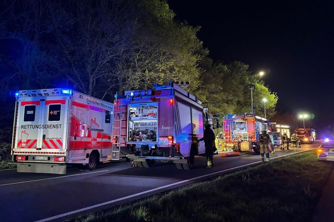 Tödlicher Unfall auf der Straße Zur Hamme bei Lilienthal