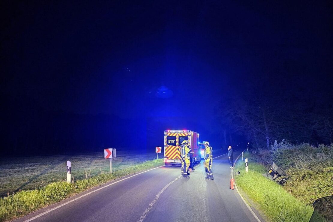 Verkehrsunfall mit Quad in Hünxe