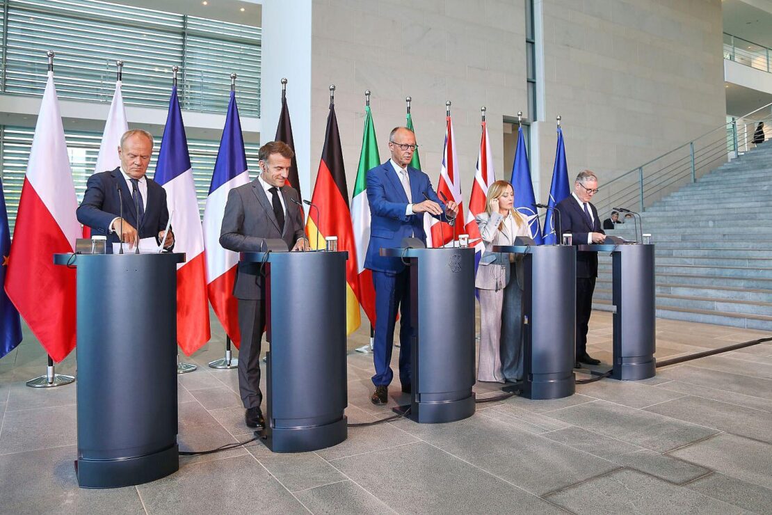 E5-Staaten demonstrieren Geschlossenheit vor Nato-Gipfel