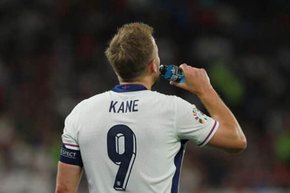 Harry Kane im Spiel gegen Ghana, torloses Unentschieden bei der Fußball-Weltmeisterschaft.