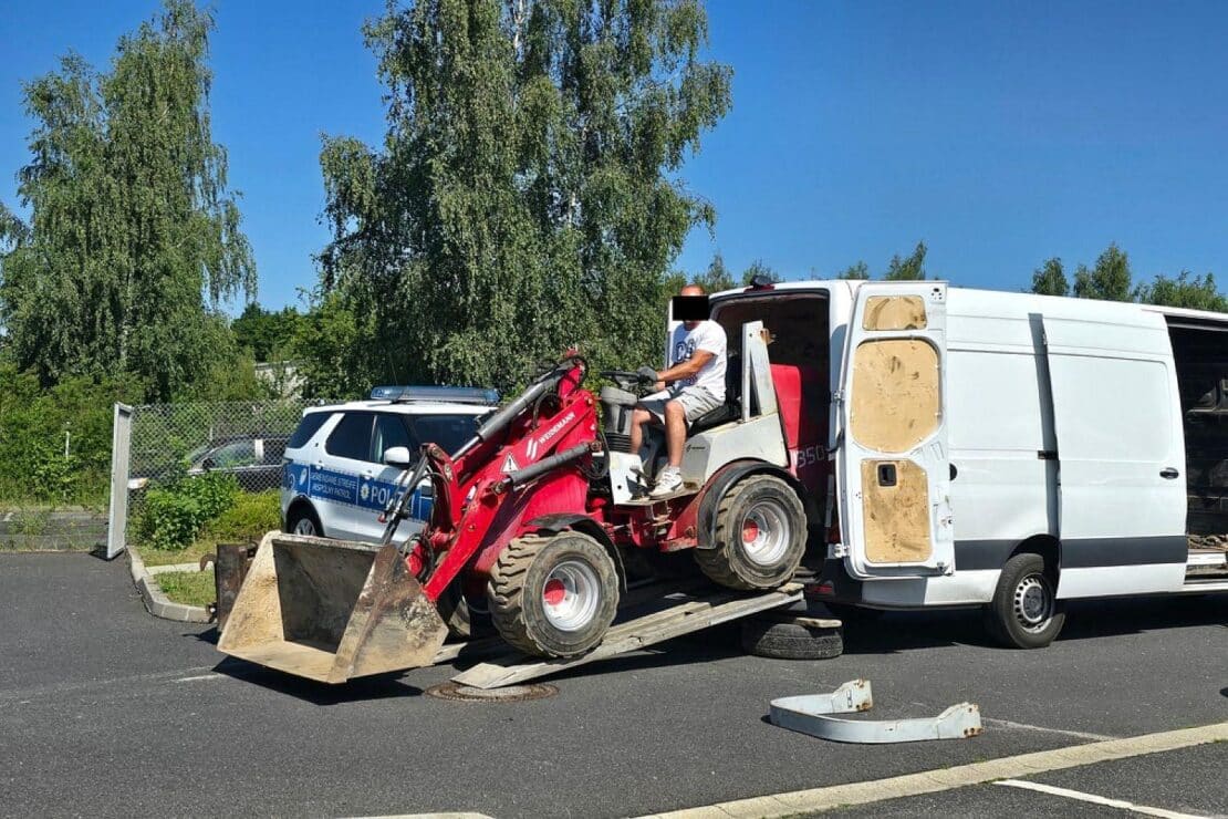 Gestohlener Muldenkipper in Görlitz sichergestellt