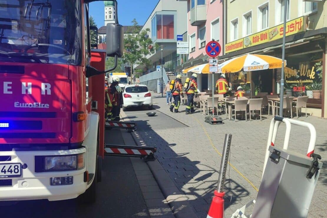 Küchenbrand in Stockacher Restaurant