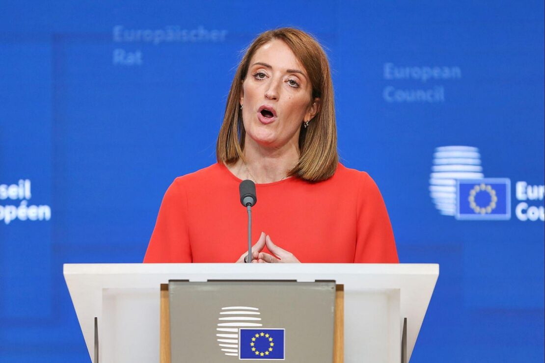 Metsola drängt auf eigene Einnahmequellen für EU-Haushalt