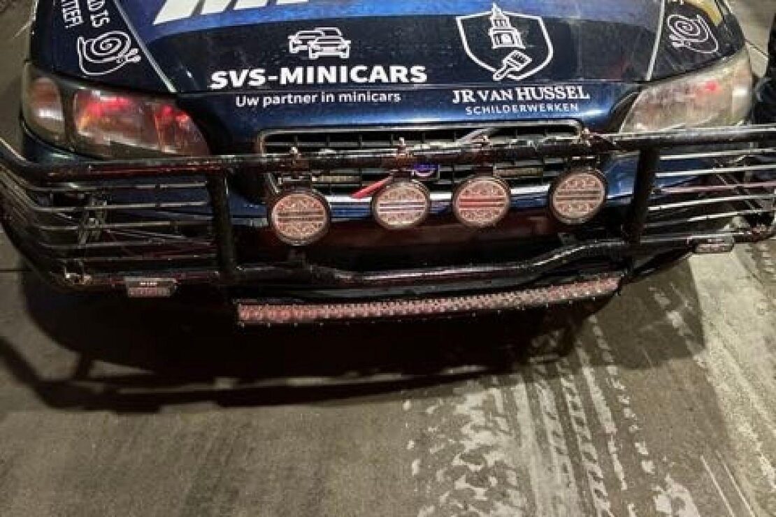 Niederländischer Volvo mit Blaulicht bei Bad Camberg gestoppt