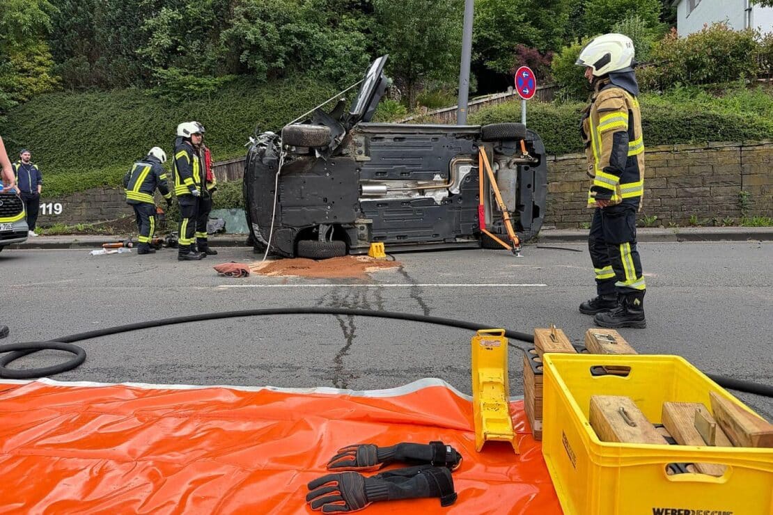 Schwerer Verkehrsunfall in Mettmann