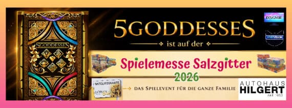 Spielefest Salzgitter am 20. und 21. 06.2026 mit 5GODDESSES-Stand und Künstlerin Anna Pianka von Designsie