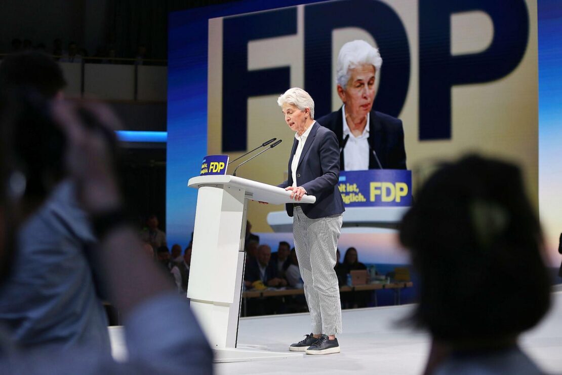 Strack-Zimmermann überrascht von Ergebnis bei FDP-Parteitag