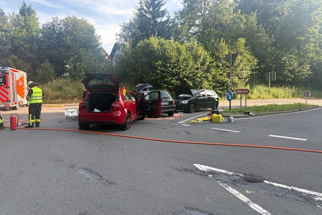 Verkehrsunfall in Breckerfeld mit mehreren Verletzten
