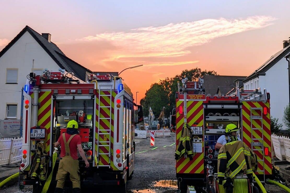 Zimmerbrand in Kamen-Methler