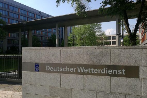 Juli-Hitzerekorde in Deutschland: 40,5°C gemessen, Foto des Deutschen Wetterdienstes (Archiv).