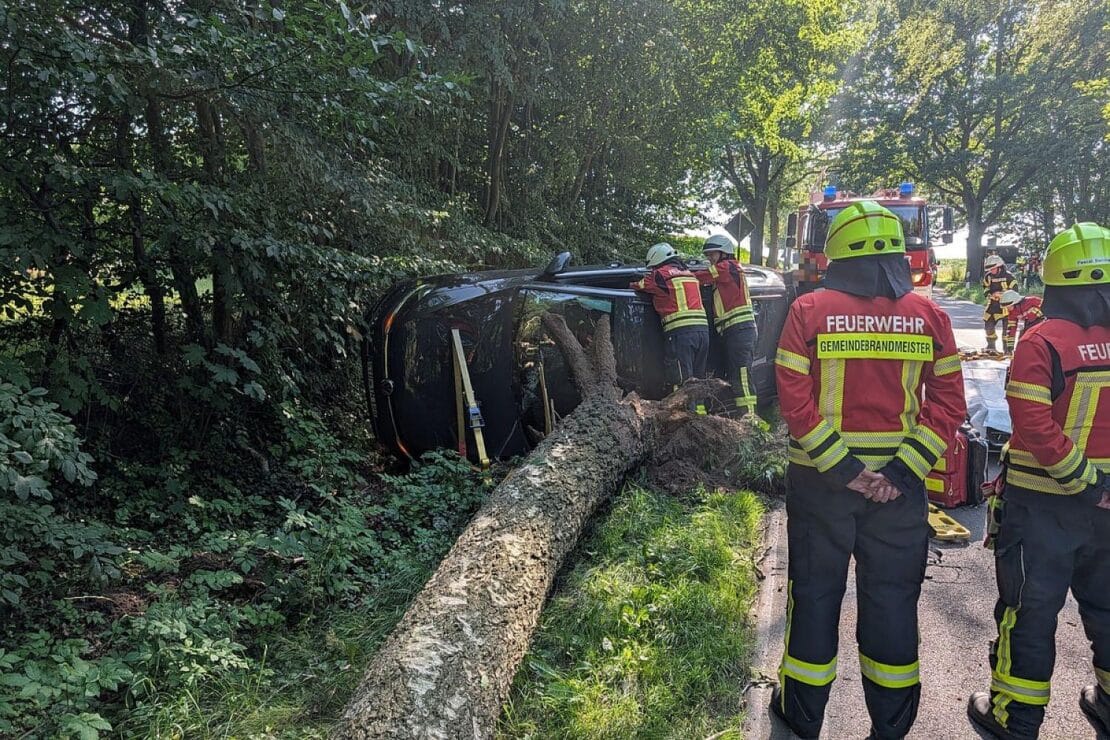 56-jährige Autofahrerin bei Unfall in Harsefeld schwer verletzt