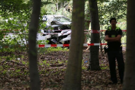 Polizei-Tatort nach Todesfahrt beim CSD, Bezug auf BKA-Gefährderzahlen.