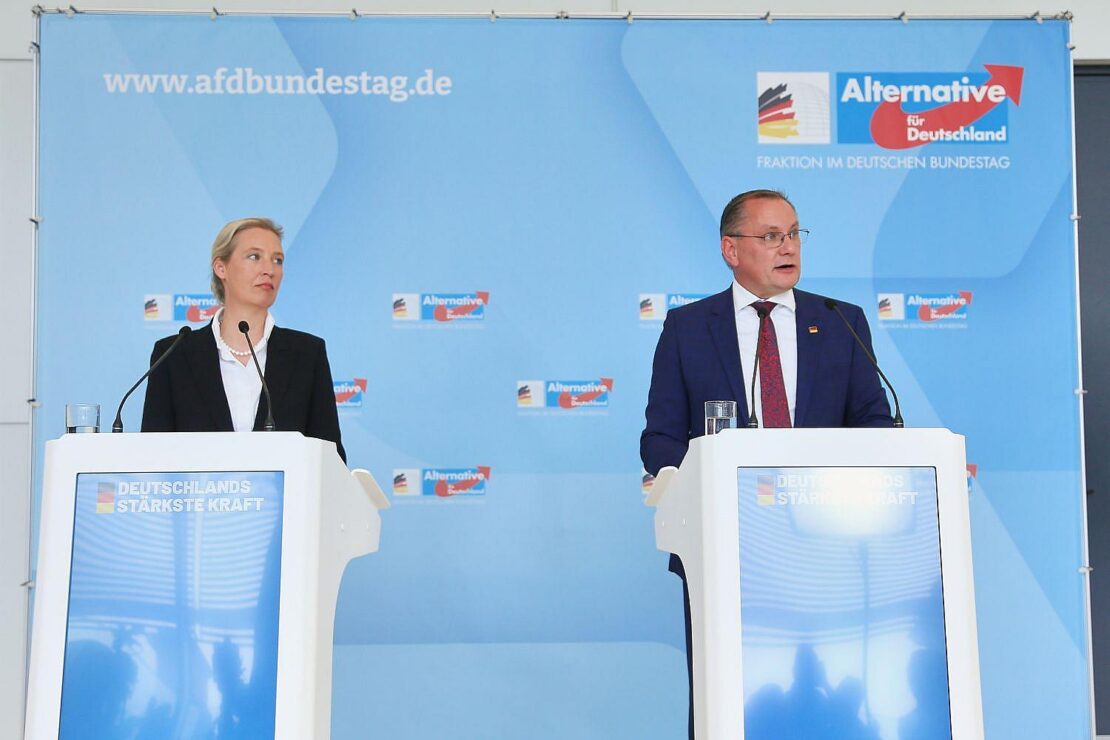 Chrupalla verteidigt AfD-Doppelspitze gegen interne Kritik