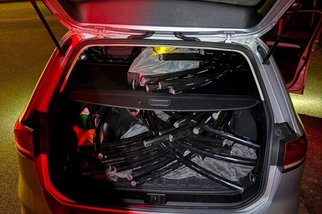 Drei mutmaßliche Buntmetalldiebe nach Verkehrskontrolle bei Springe gefasst