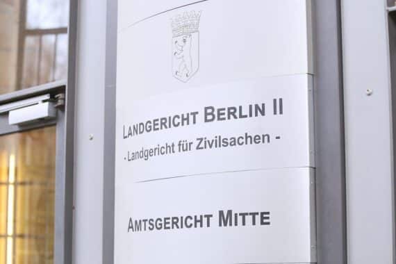 Landgericht Berlin II, Amtsgericht Mitte (Archiv) – Justiz-IT-Störung nach Software-Update behoben.