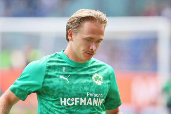 Fußballspieler Mathias Olesen im Archivfoto, Wechsel zu Sønderjyske Fodbold wird angekündigt.