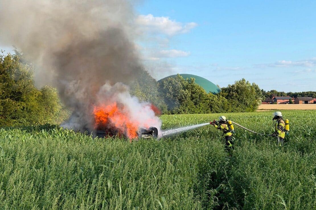 Schwerer Verkehrsunfall auf der K81 bei Südheide