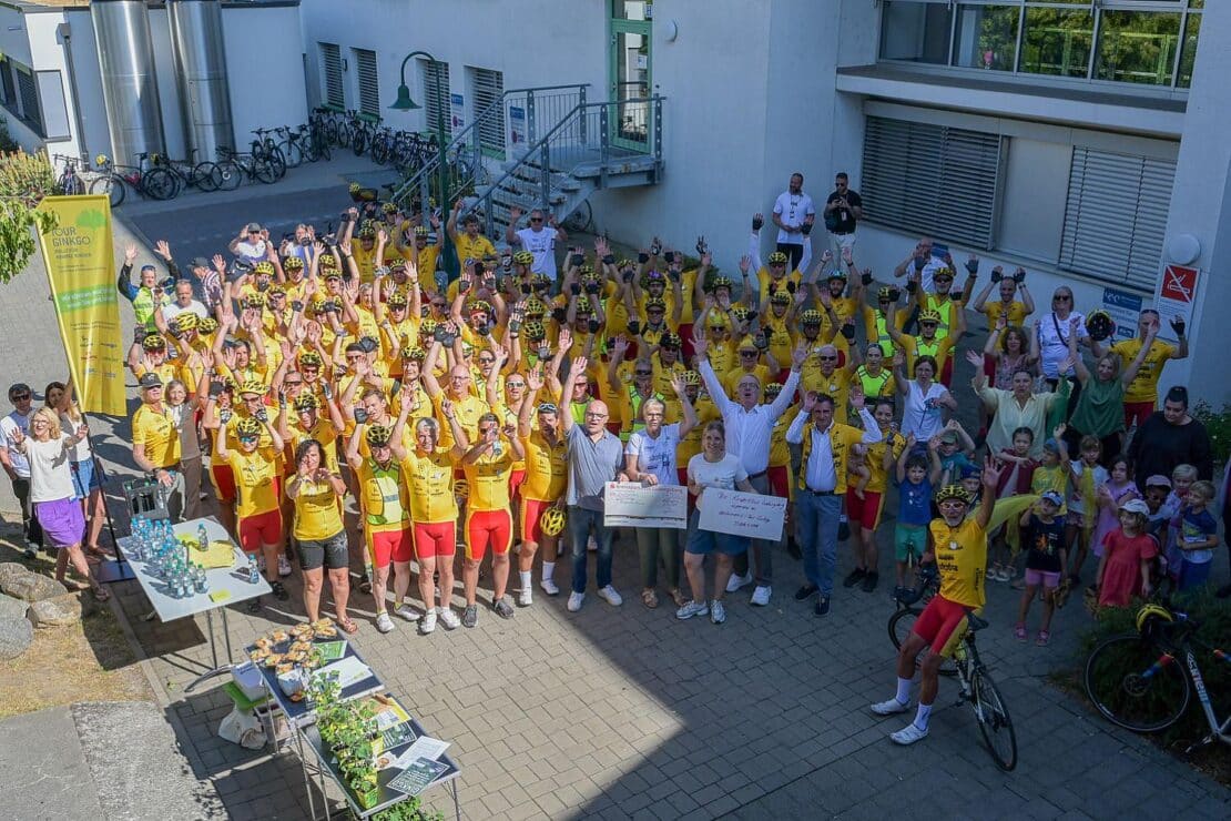 Tour Ginkgo sammelt 100.000 Euro für schwerstkranke Kinder