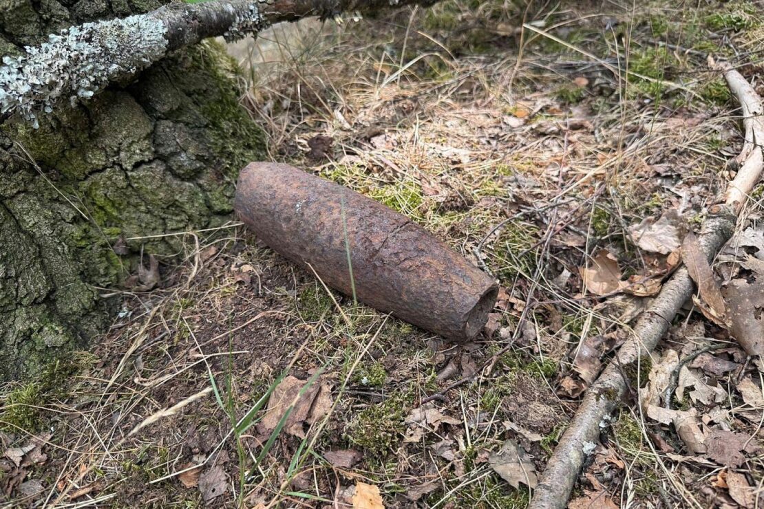 Weltkriegsgranate bei Thalfang entdeckt und geborgen