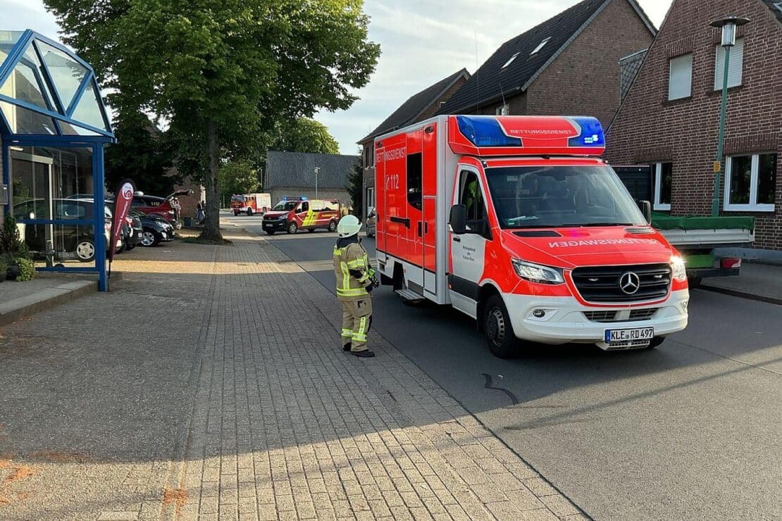 Wohnungsbrand in Kalkar Appeldorn