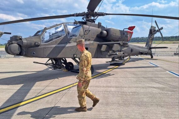 US-Kampfhubschrauber im Archiv: US-Soldaten im Einsatz gegen iranische Raketen- und Drohnenangriffe in Jordanien.