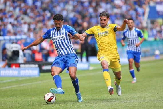 FC Magdeburg gegen Eintracht Braunschweig: Spielszene, wohl am 08.08.2026, nach 6:1.