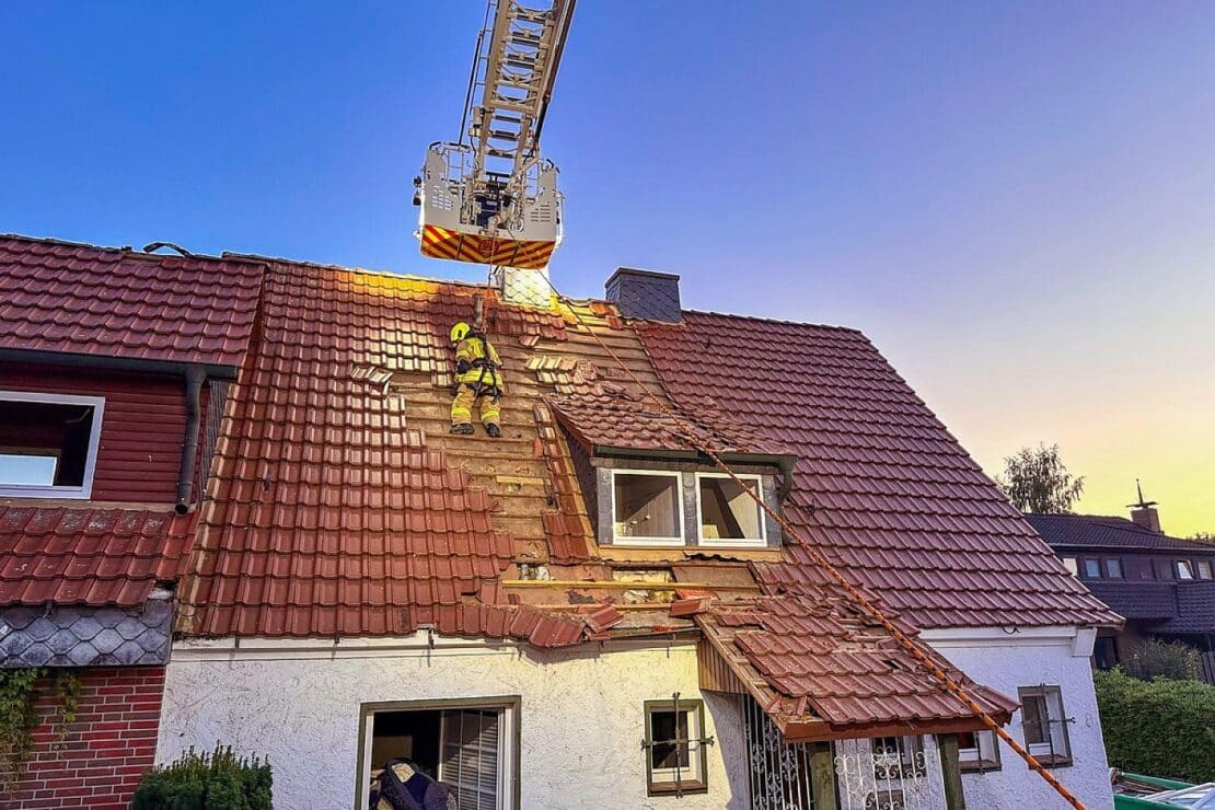 Feuerwehr Wildeshausen trainiert in Abbruchobjekt für den Ernstfall