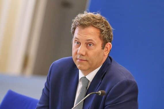 Lars Klingbeil, Bundesfinanzminister der SPD, am 17.08.2026 in Berlin.