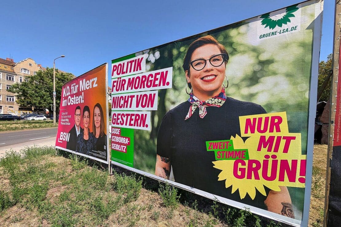 Grüne und Linke planen Rekord-Wahlkampfbudgets in Ostdeutschland