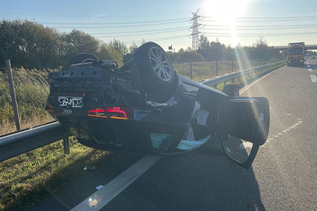 Leicht verletzt nach Unfall auf der A26 bei Stade